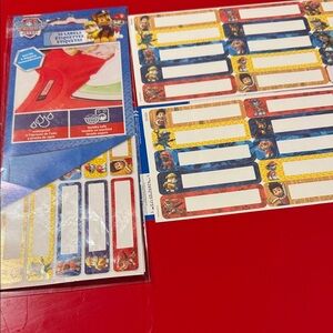 Paw Patrol Iron-On Clothing Labels